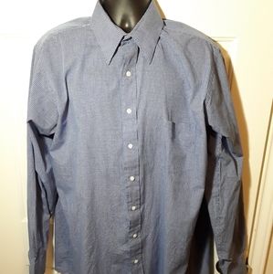 Arrow Mens Dress Shirt Size Tall 17 37/38 Button U
